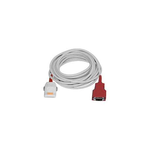 Red PC-08 patient cable with LNOP adapter